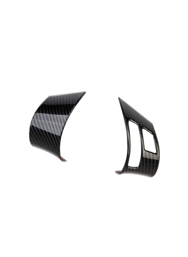 Fewshaw Carbon Fiber Style Interior Steering Wheel Trims Cover Accessoriess for 2006-2013 Chevy Corvette C6 (Both Sides Trim(for 06-11)) - Image 3